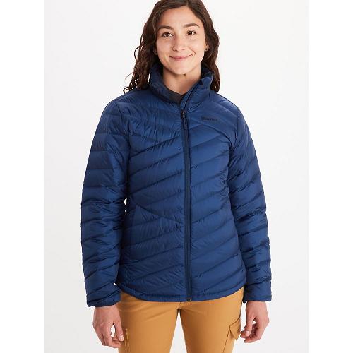 Marmot Down Jacket Navy NZ - Highlander Jackets Womens NZ5917364